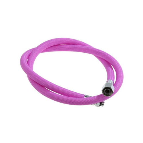 Inflator flexhose 3/8 x quick connector pink 75 cm